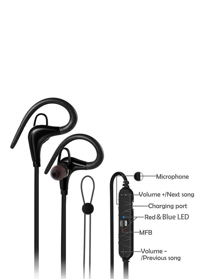 Awei In-Ear Wireless Headphones Black - Image 3