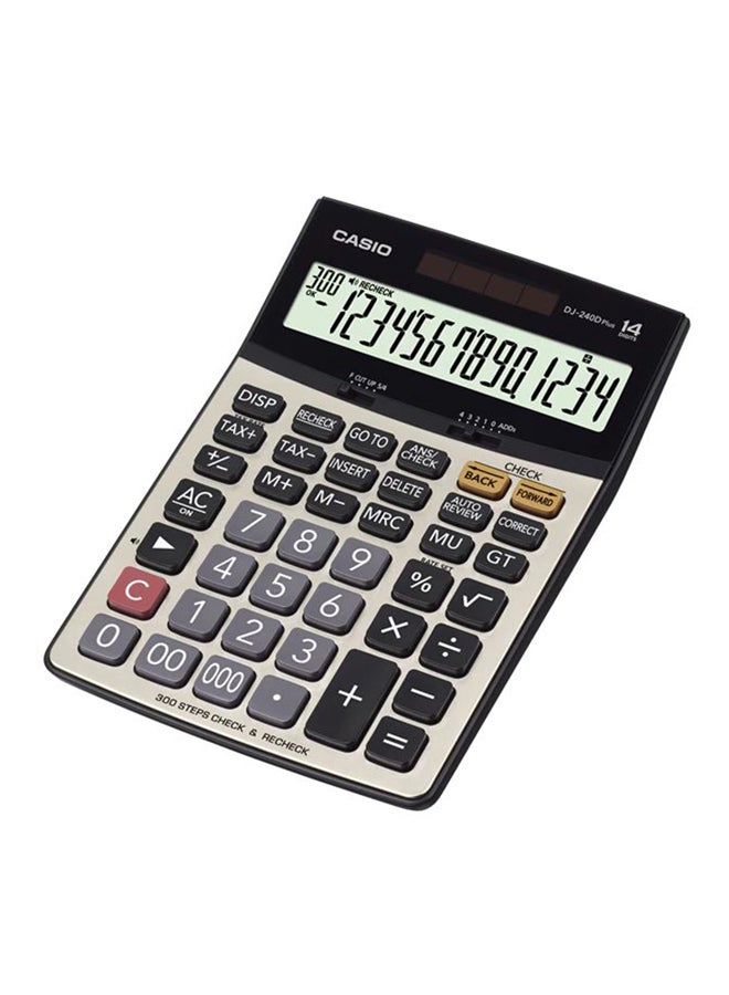 CASIO 14-Digit Financial And Business Calculator Grey/Black