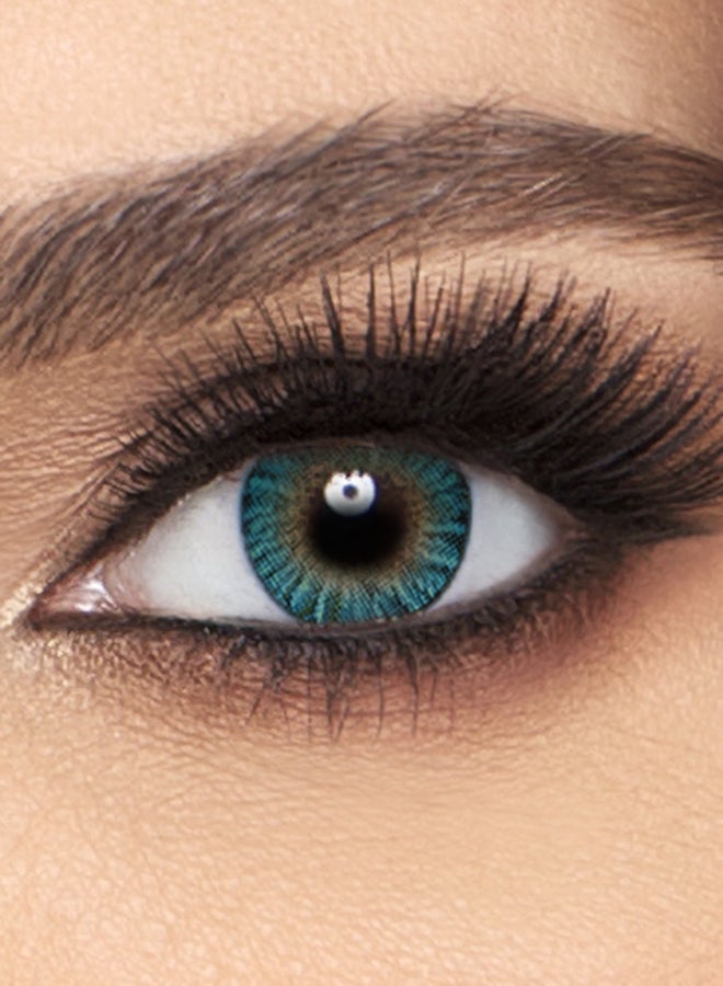 فريش لوك عدسات لاصقة شهرية كولور بليندز بلون فيروزي تستخدم لمرة واحدة