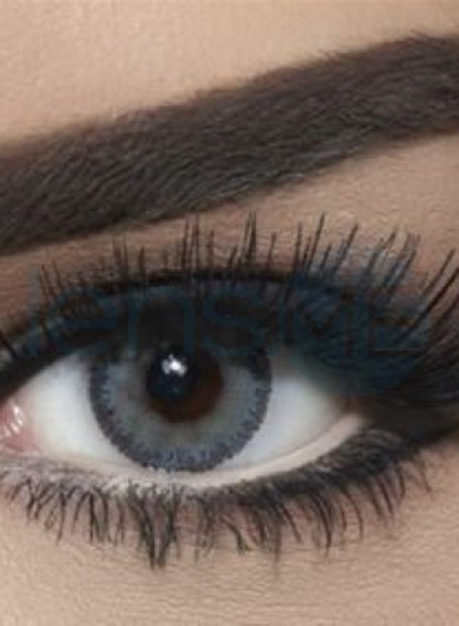 بيلا عدسات لاصقة شهرية بلون رمادي بحري قابلة للاستخدام لمرة واحدة طراز 909000786025