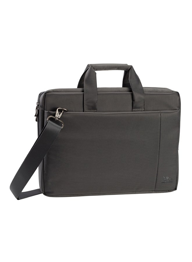 RivaCase Laptop Bag For 15.6-Inch Laptops Grey
