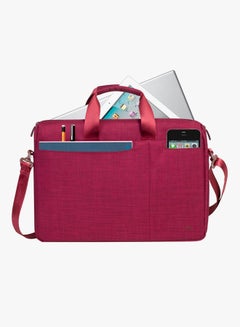 RivaCase Laptop Bag For 15.6-Inch Laptops Red  - Image 3