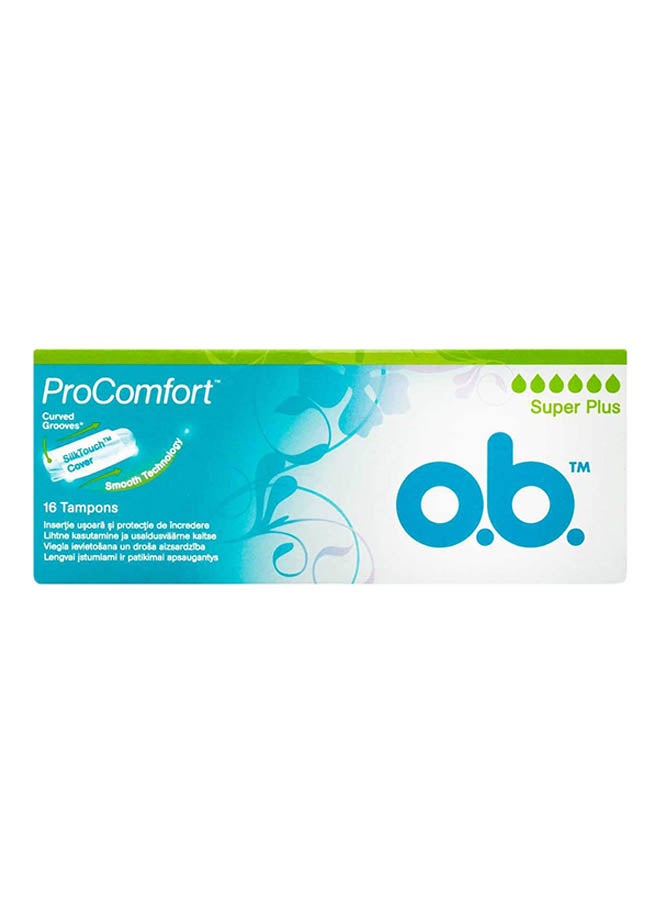 o.b. - 16-Piece Pro Comfort Super Plus Tampons - Image 1