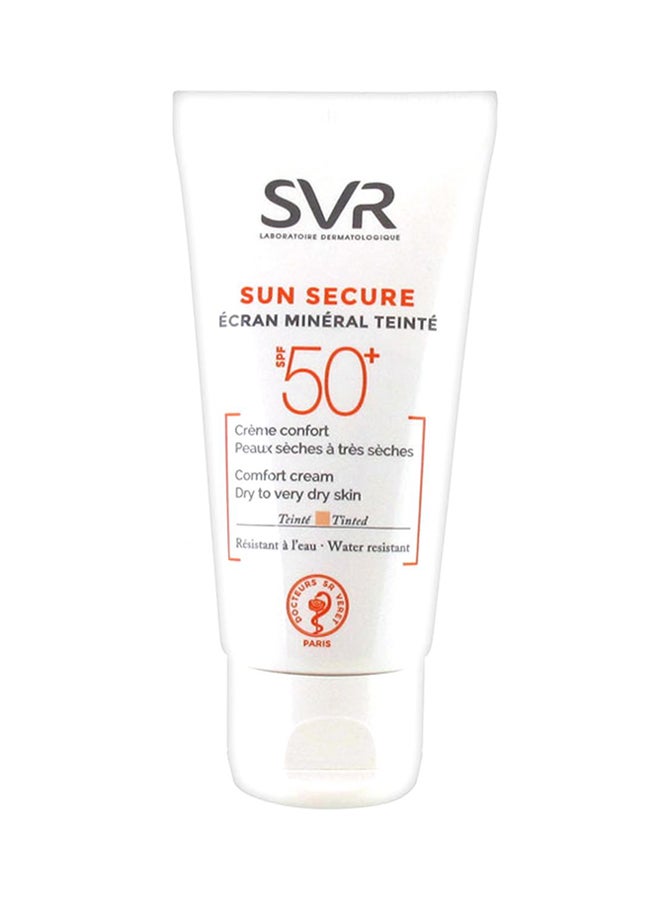 SVR - Sun Secure Mineral Sunscreen Tinted Comfort Cream 50ml - Image 1