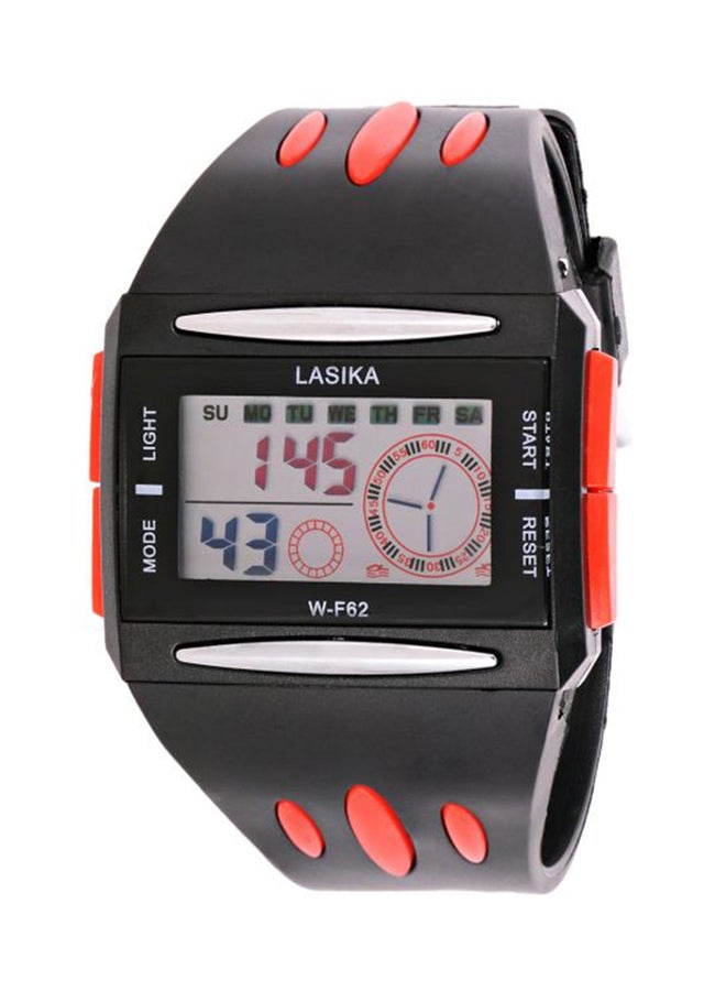 Lasika Casual Polyurethane Digital Watch WF062-RB