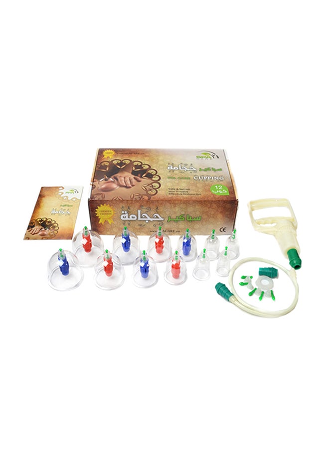 Generic 12-Piece Massage Cupping Cups 