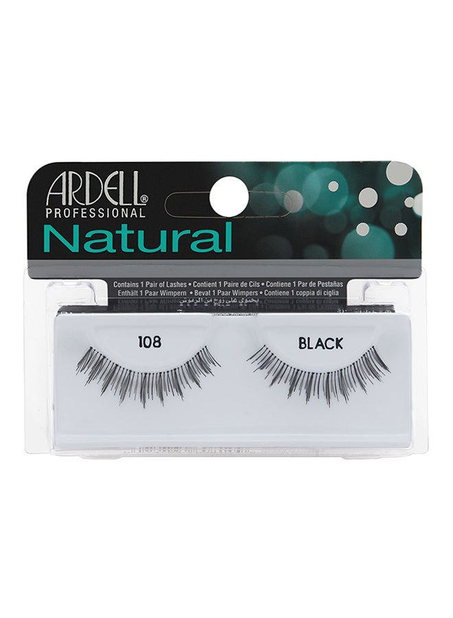 أرديل رموش صناعية لإعطاء مظهر طبيعي 108 أسود ديمي