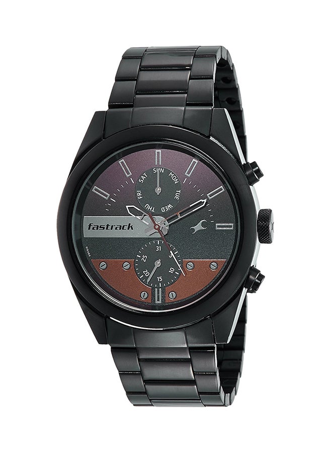 fastrack Men's Stainless Steel Analog Watch 3165NM01  - Image 1