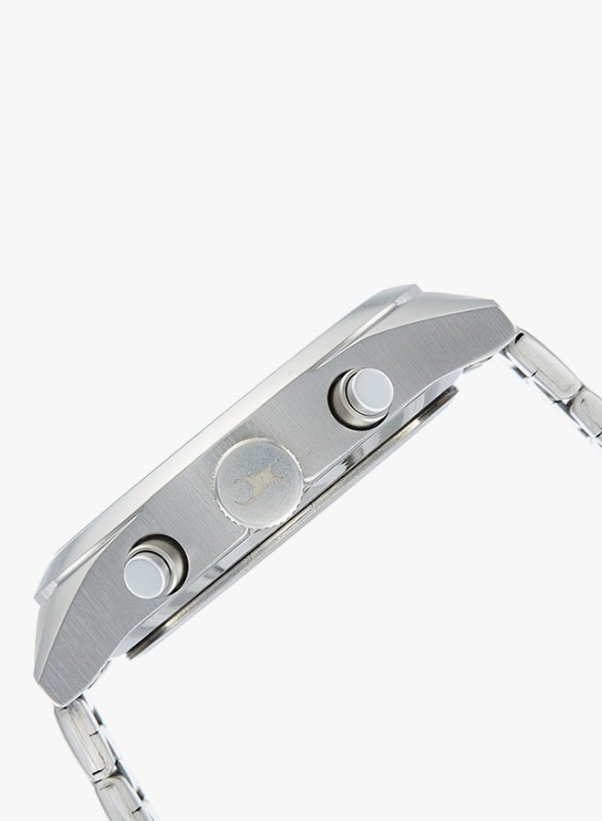 فاستراك ساعة يد من الإستانلس ستيل بعقارب طراز ‎ 3165SM01 للرجال - Image 3