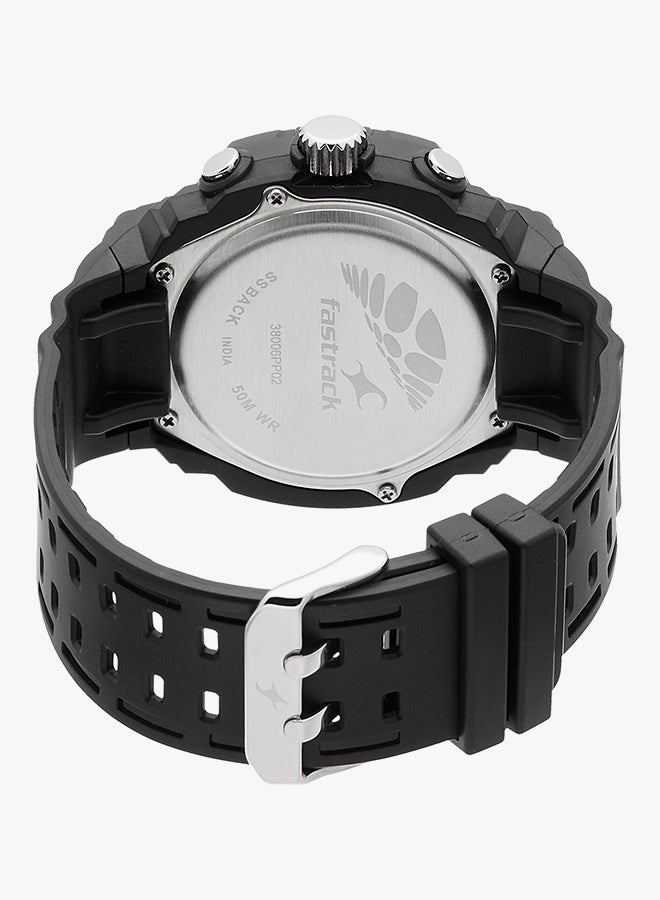 fastrack Men's Silicone Analog Watch 38006PP02 - Image 2