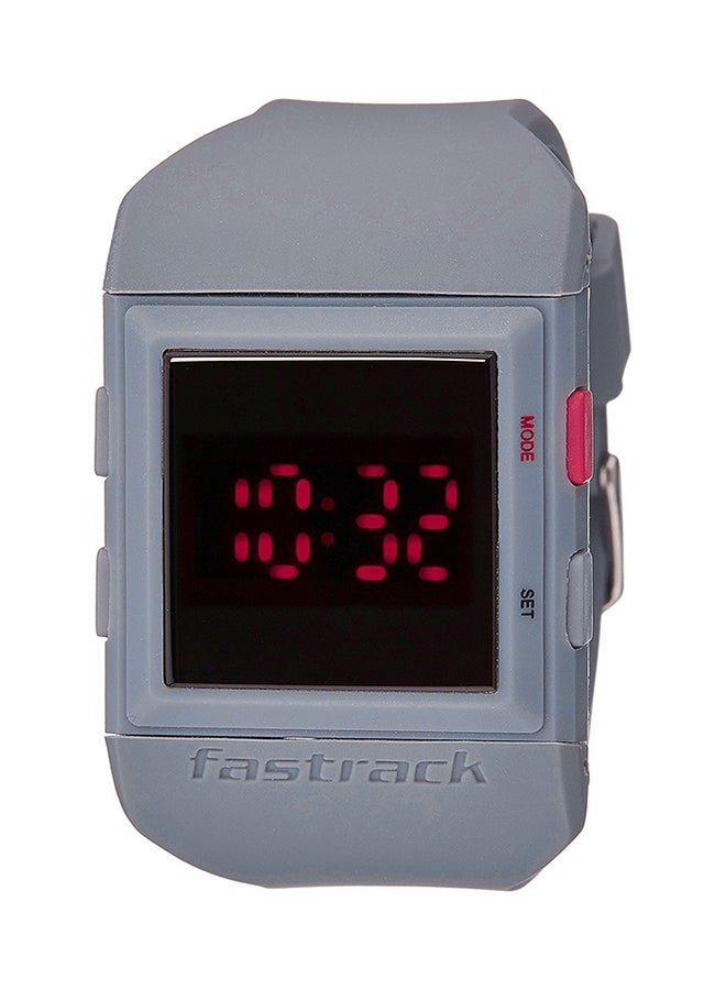 fastrack Men's Silicone Digital Watch 38012PP02  - Image 1