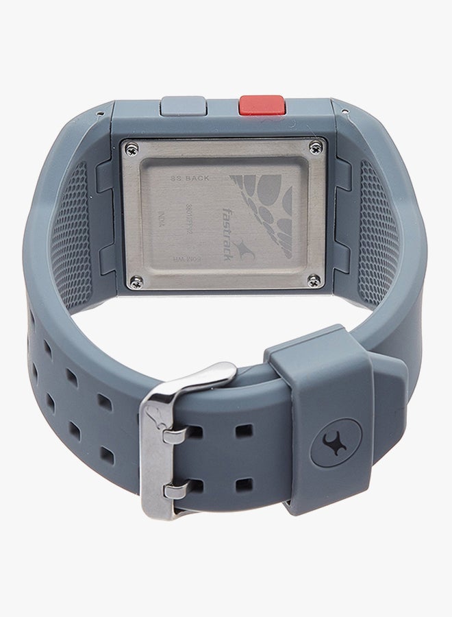fastrack Men's Silicone Digital Watch 38012PP02  - Image 2
