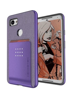Exec 2 Series Protective Wallet Case Cover For Google Pixel 2 XL Purple
