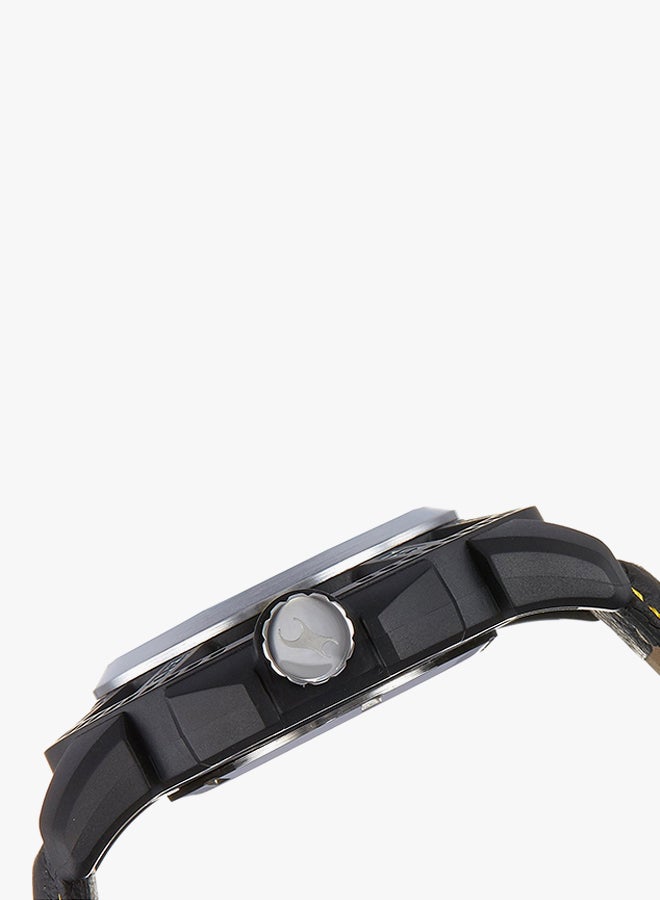 fastrack Men's Leather Analog Watch 38028PL01  - Image 3
