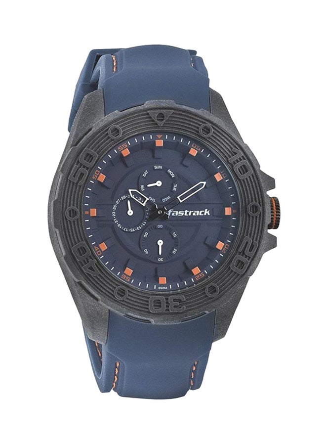 fastrack Men's Silicone Analog Watch 38030PP03 