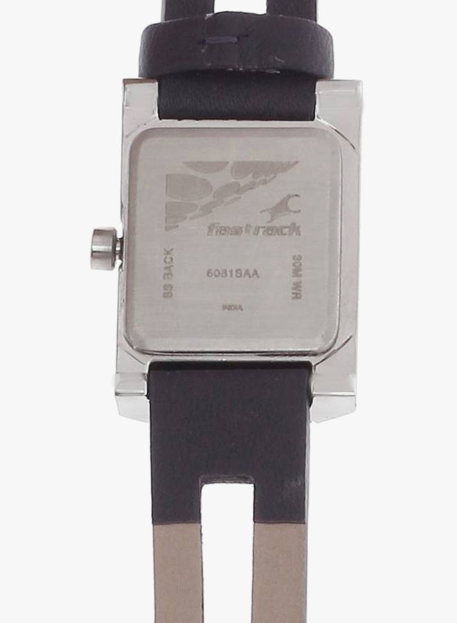 fastrack Men's Leather Analog Watch 6081SL02  - Image 4