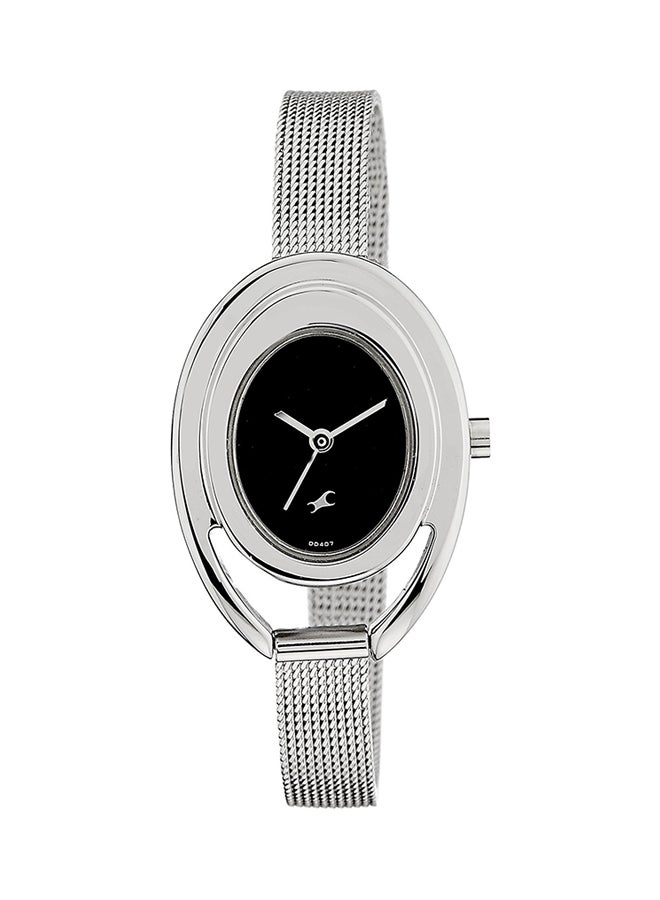 fastrack Women's Stainless Steel Analog Watch 6090SM01  - Image 1