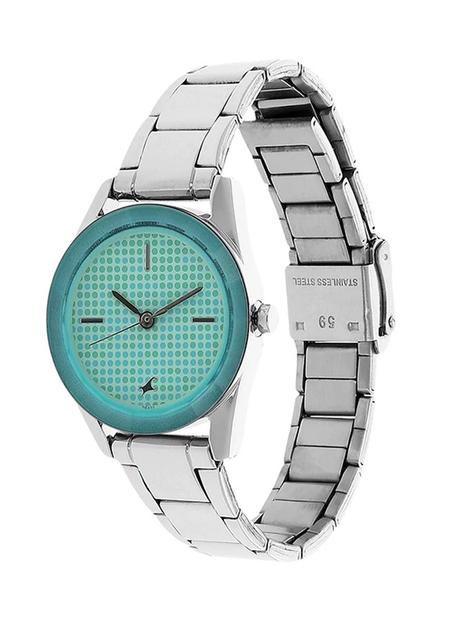 فاستراك ساعة يد من الستانلس ستيل بعقارب طراز ‎ 6144SM02 للنساء - Image 1