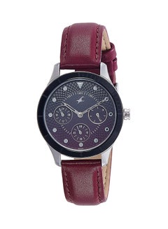 fastrack Women's Leather Analog Watch 6163KL01  - Image 1