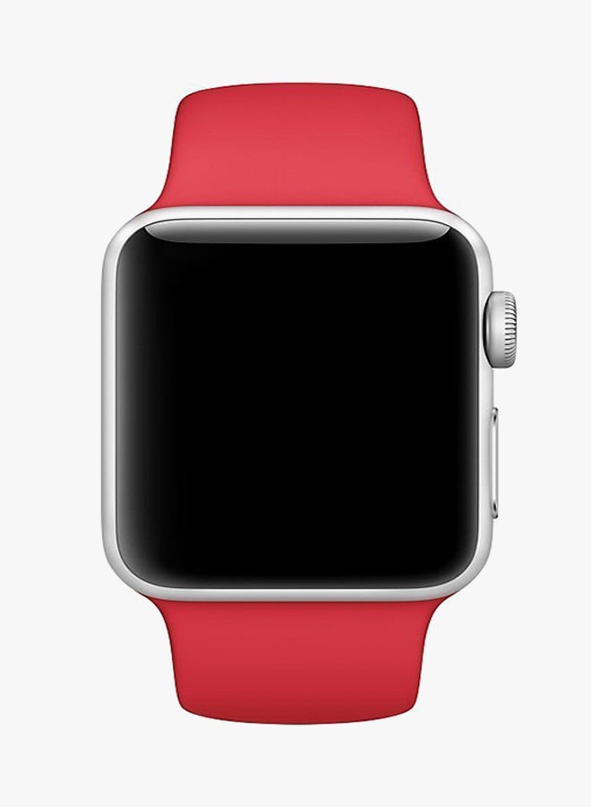 Generic - Replacement Strap For Apple Watch 42mm Red - Image 1