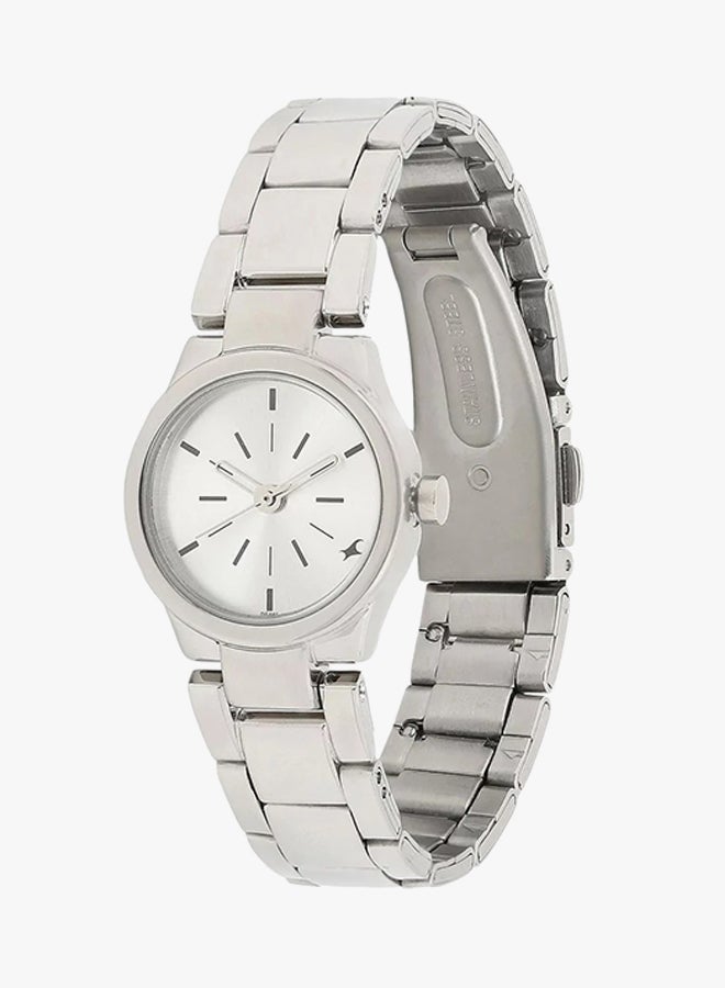 فاستراك ساعة يد من الستانلس ستيل بعقارب طراز ‎ 6114SM01 للنساء - Image 2