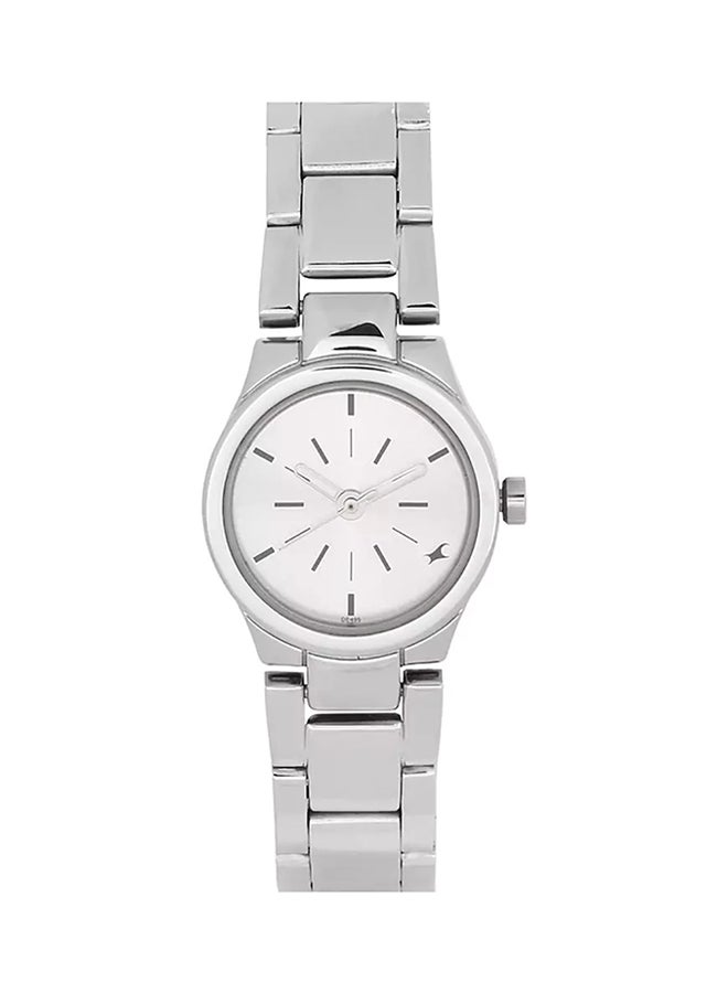 فاستراك ساعة يد من الستانلس ستيل بعقارب طراز ‎ 6114SM01 للنساء - Image 1