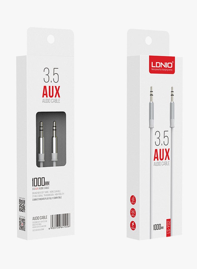 LDNIO Auxiliary Audio Cable White - Image 5