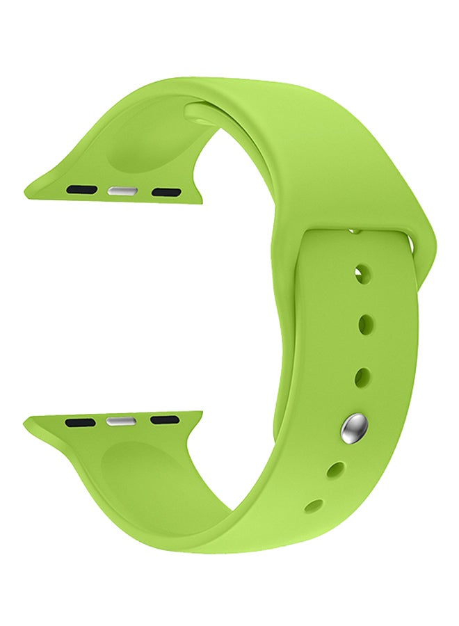 Silicone Band For Apple Watch 42mm Green