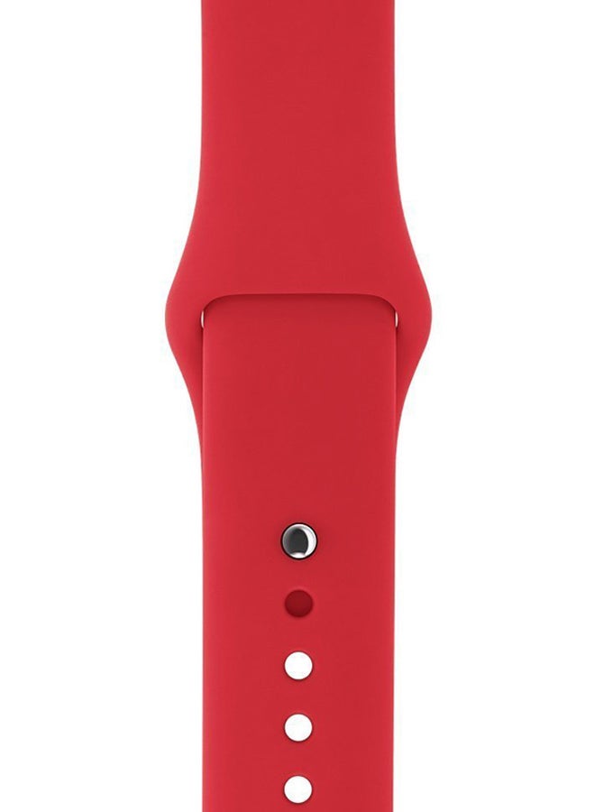 Generic - Replacement Strap For Apple Watch 42mm Red - Image 1