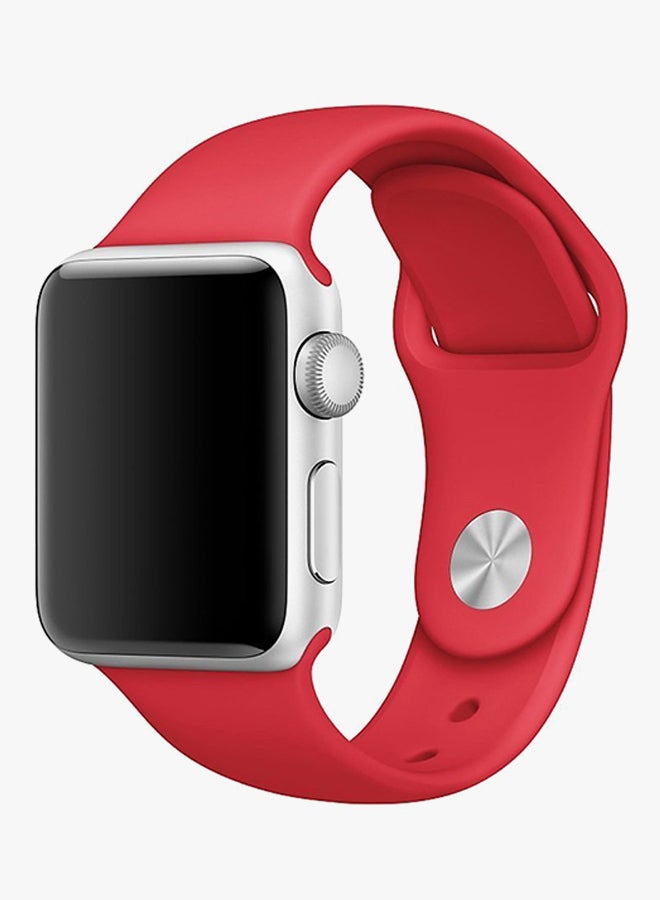 Generic - Replacement Strap For Apple Watch 42mm Red - Image 1