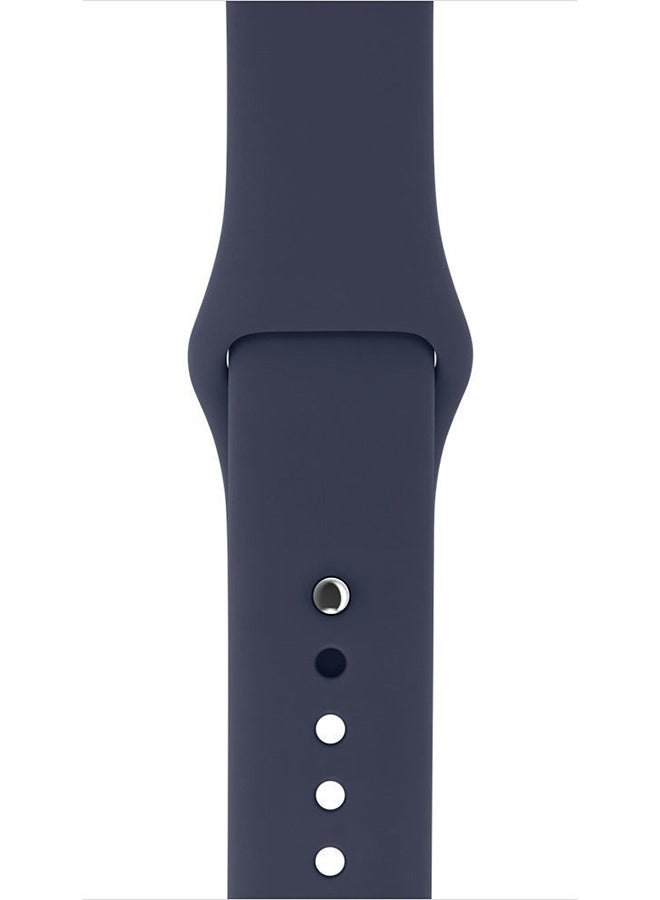 Generic - Silicone Band For Apple Watch 42mm Dark Blue - Image 1