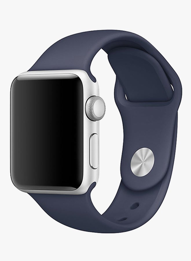 Generic - Silicone Band For Apple Watch 42mm Dark Blue - Image 1