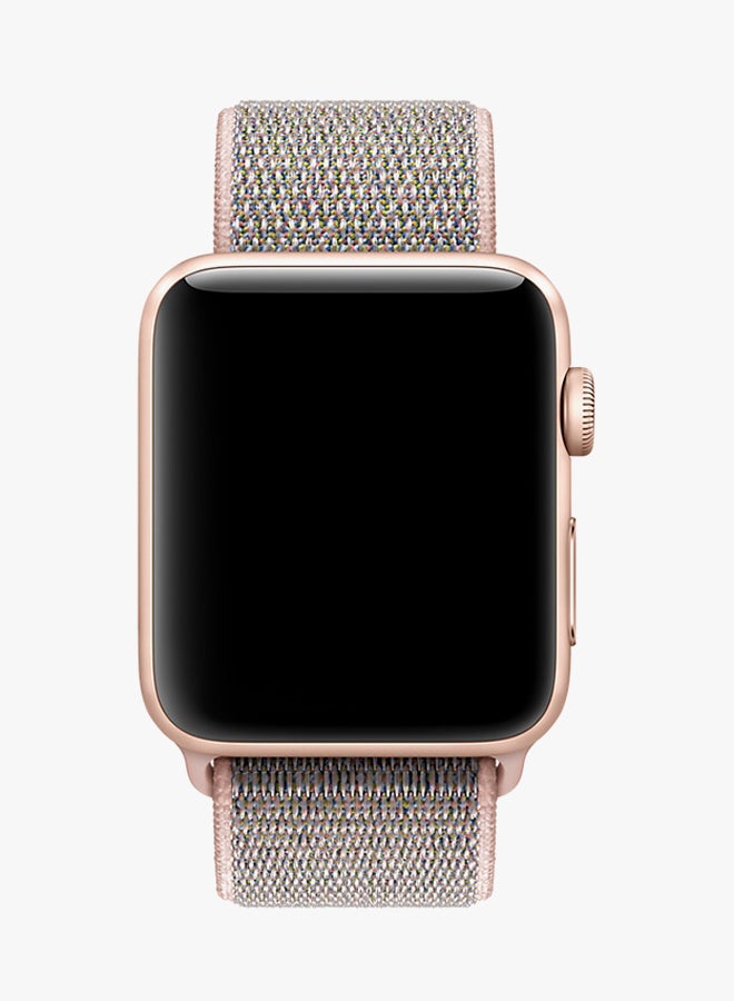 Generic - Nylon Replacement Band For Apple Watch - 42mm Pink Sand - Image 1