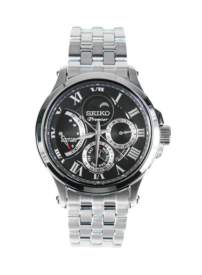 سيكو ساعة يد بعقارب وسوار من الإستانلس إستيل طراز SRX005 للرجال - Image 1