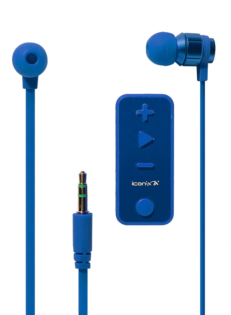 In-Ear Bluetooth 3-In-1 Super Bass Headset Blue