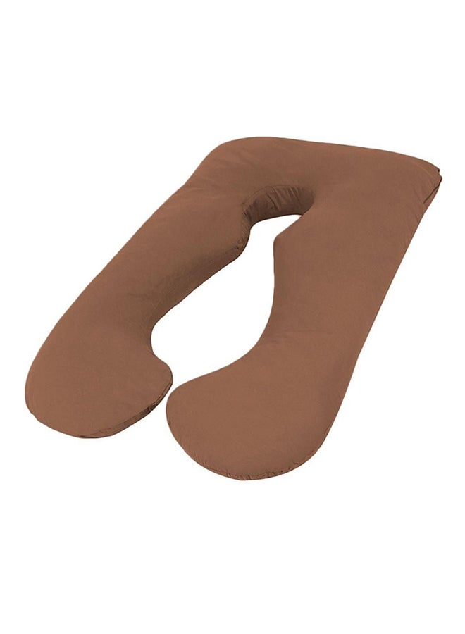 Cotton Maternity Pillow Cotton Brown