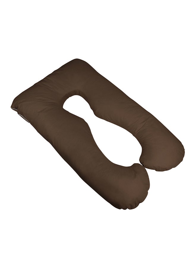 Cotton Maternity Pillow Cotton Brown