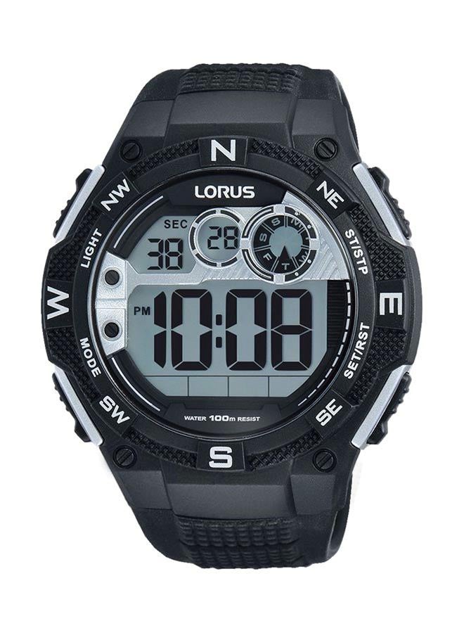 لوراس ساعة يد رقمية بسوار من السيليكون طراز R2307LX9 women