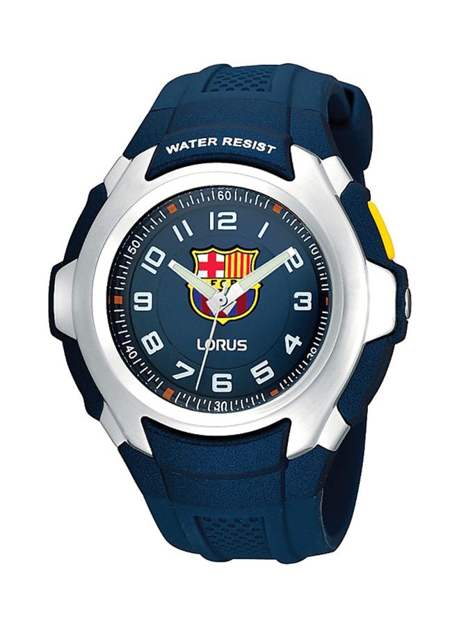 لوراس ساعة يد بعقارب بسوار من السيليكون طراز R2319FX9 للرجال