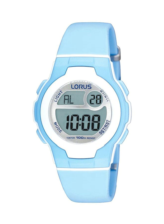 لوراس ساعة يد رقمية بسوار من الراتينج  طراز R2323EX9 للرجال