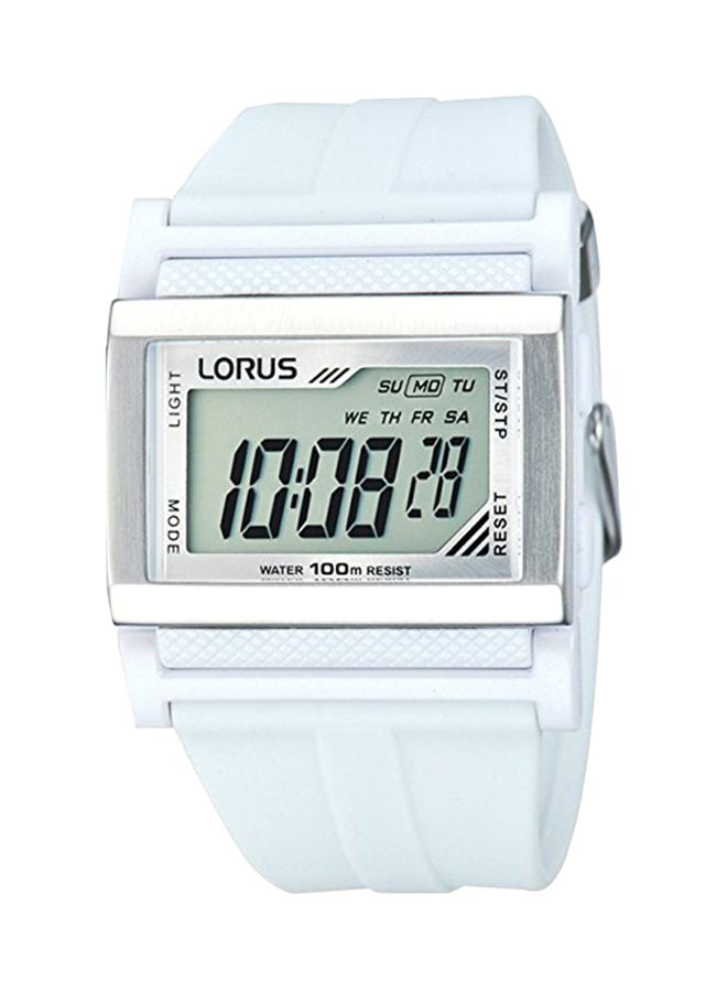 لوراس ساعة يد رقمية بسوار مطاطي طراز R2323GX9 للرجال