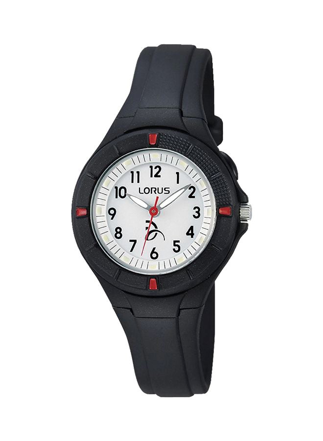 لوراس ساعة يد بعقارب بسوار من السيليكون طراز R2329KX9 للرجال
