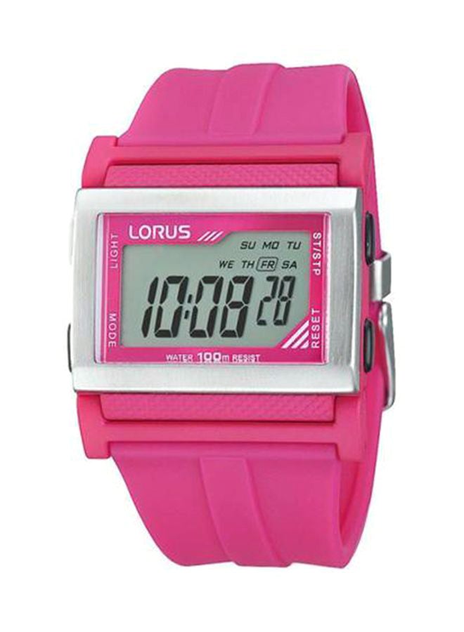 لوراس ساعة يد رقمية بسوار مطاطي طراز R2333GX9 للرجال