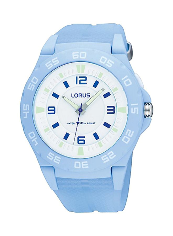 لوراس ساعة يد بعقارب وسوار مطاطي طراز R2357FX9 men