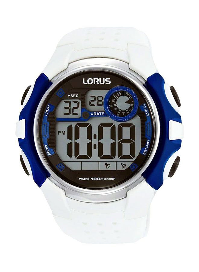 لوراس ساعة يد رقمية بسوار مطاطي طراز R2389KX9 men