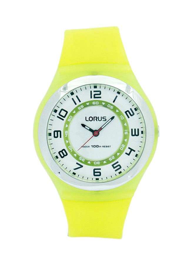 لوراس ساعة يد بعقارب وسوار مطاطي طراز R2391FX9 unisex