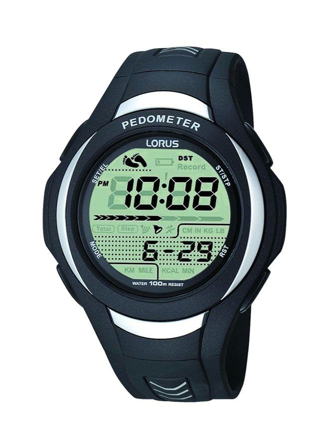 لوراس ساعة يد رقمية بسوار مطاطي طراز R2393GX9 men