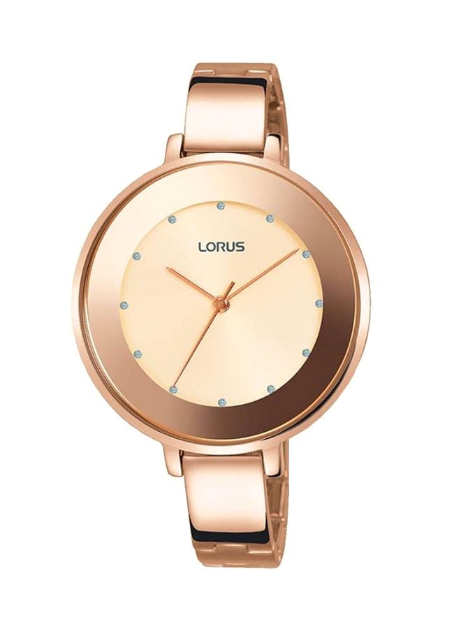 لوراس ساعة يد من الإستانليس إستيل بعقارب طراز RG220MX9 women