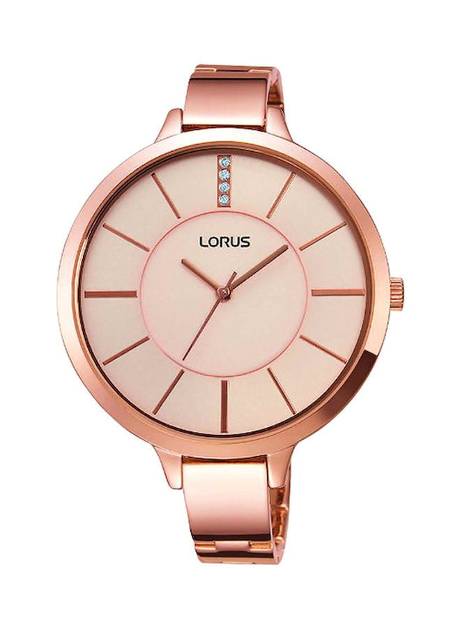 لوراس ساعة يد من الإستانليس إستيل بعقارب طراز RG230JX9 women