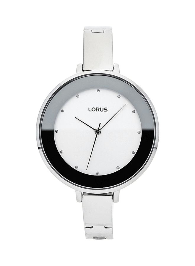 لوراس ساعة يد من الإستانليس إستيل بعقارب طراز RG237LX9 للنساء